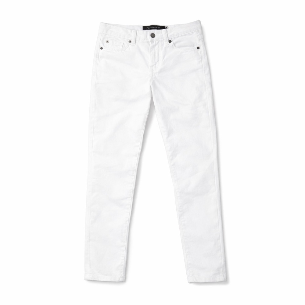 Calvin Klein size 4 Calvin Straight Leg Mid Rise Summer Minimalist coastal mediu